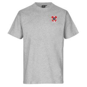 Gr T-Shirt med Danmarks Veteraner logo