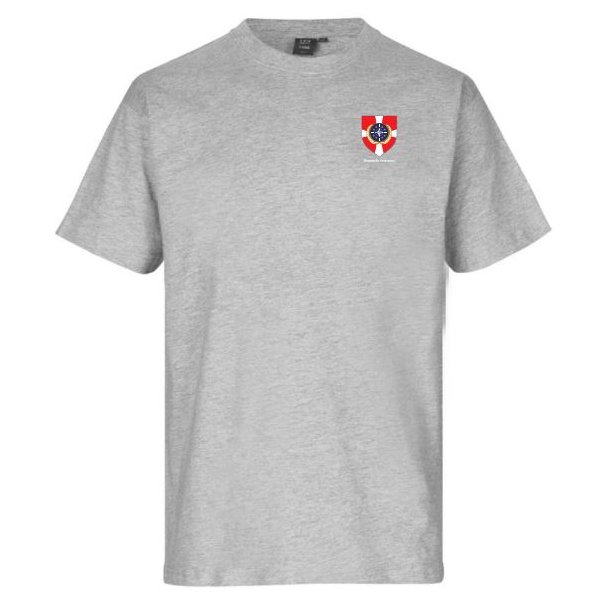 Gr T-Shirt med Danmarks Veteraner logo