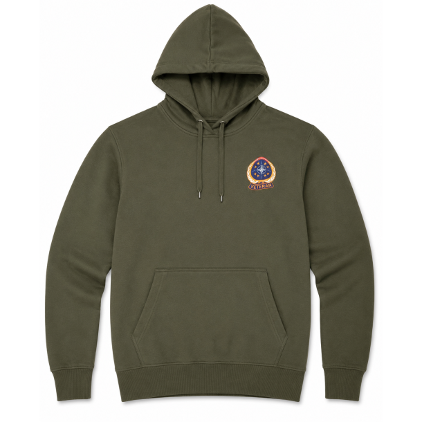 Hoodie med Veteranm�rke