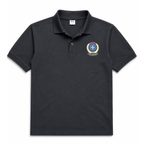 Polo T-shirt med broderet veteranm�rke