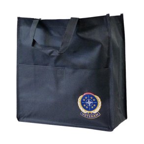 Revisortaske/indkbsnet - gr og uden veteranmrke