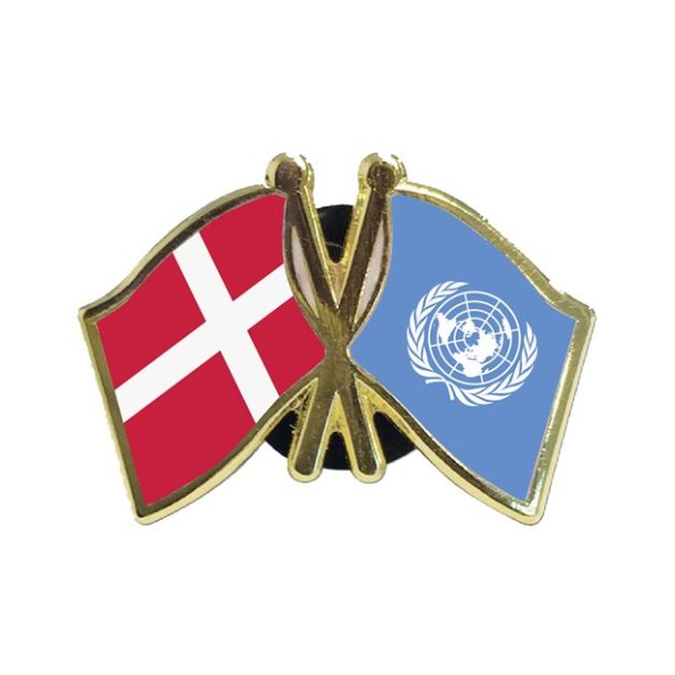 PIN venskabsflag Danmark/FN