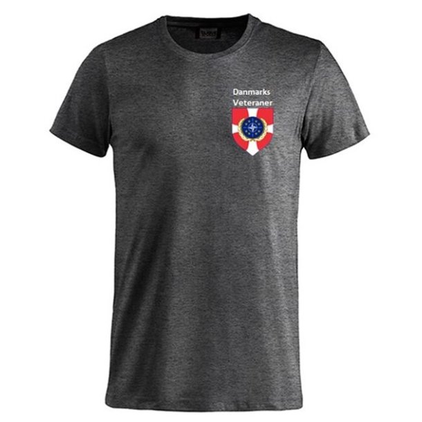 T-shirt med Danmarks Veteraners logo, Koksgr