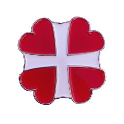 Dannebrogs Valmue - str. 17 mm